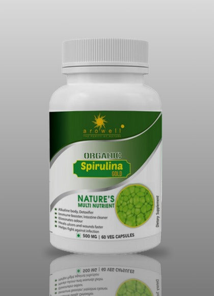 Organic Spirulina Gold+ Pure Shilajit gummies ( 1 pc each ) Main image